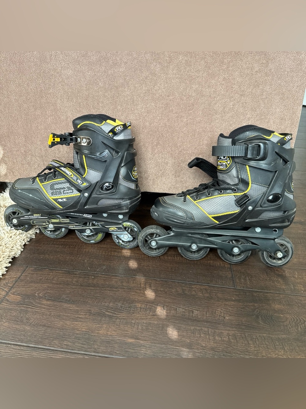 Men’s size 11 inline skate Aeiro Elite series Q60 Gold 7